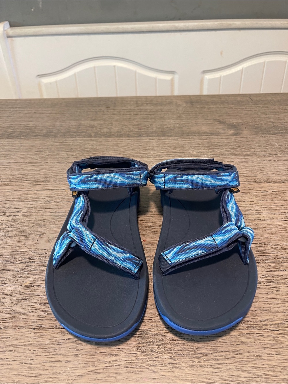 Teva Hurricane XLT 2 Sandals Waves Mood Indigo Blue Hike Walk Camp size 3